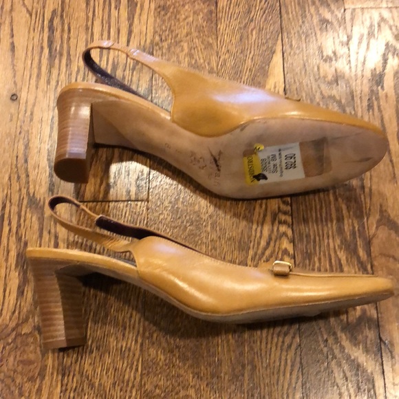 NWT Amalfi tan sling back 3” heel shoes Size 8 - Picture 5 of 7